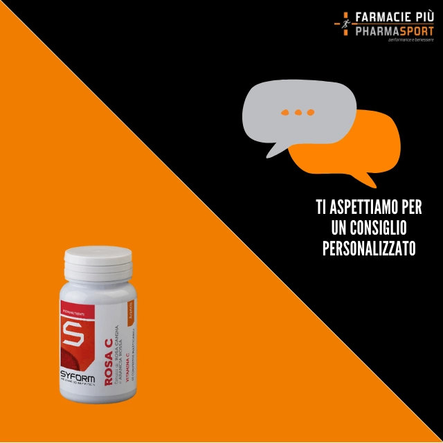 Rosa C è un integratore per il benessere a base di Vitamina C da Rosa Canina e Arancia Rossa.