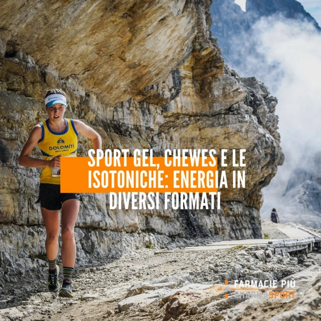 Sport gel, chewes e le isotoiche: energia in diversi formati